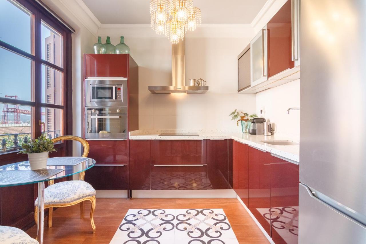 Amplio Y Elegante Con Diseno Vintage Daire Portugalete Dış mekan fotoğraf